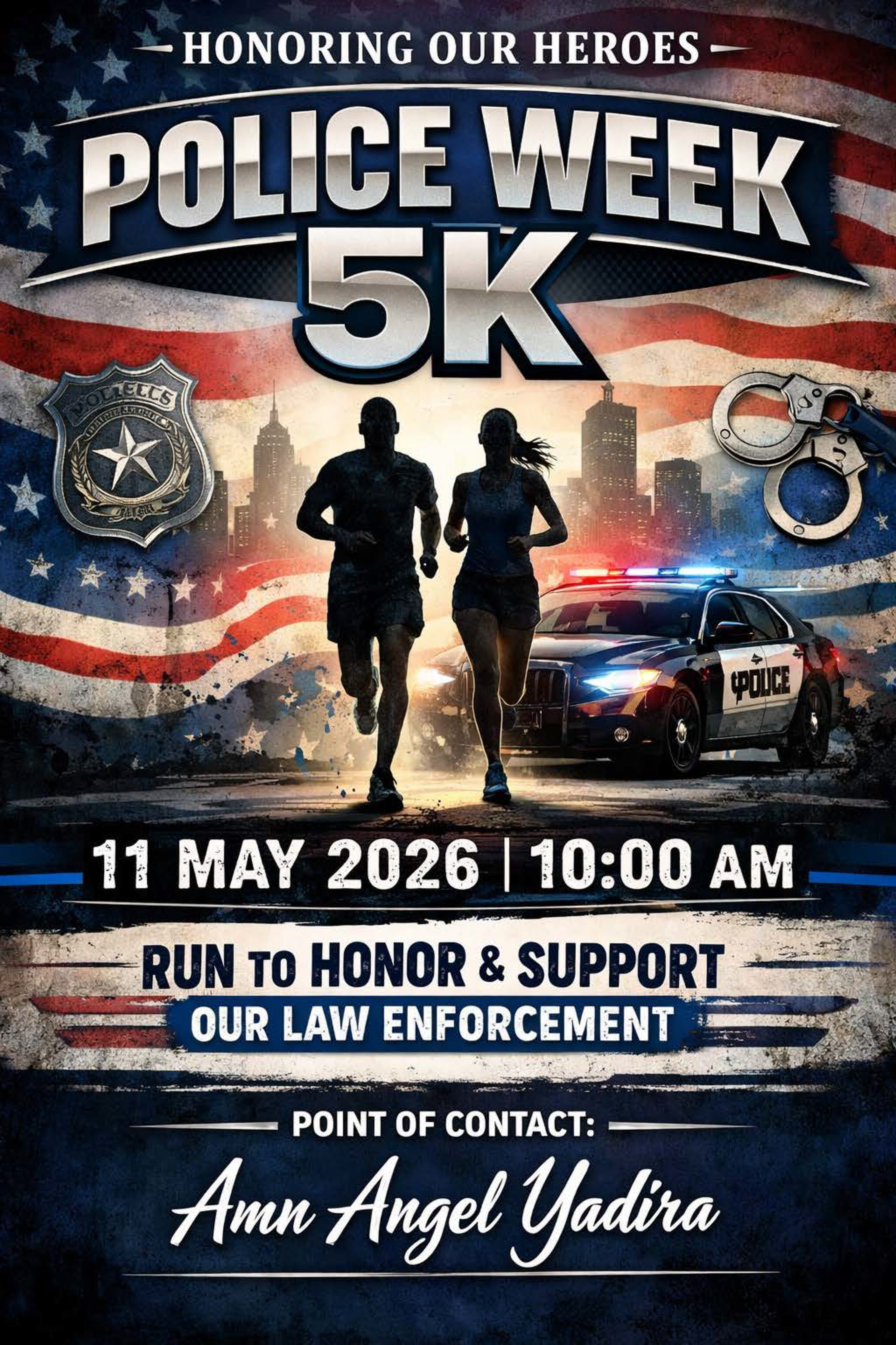 Police Week 5K Flyer